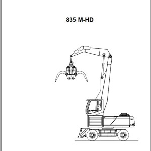 Sennebogen 835 M-HD 835.0.547 Maintenance Instructions