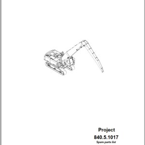 Sennebogen 840 840.5.1017 Spare Parts List