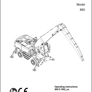Sennebogen 860 860.0.1002 Operating and Maintenance Instructions
