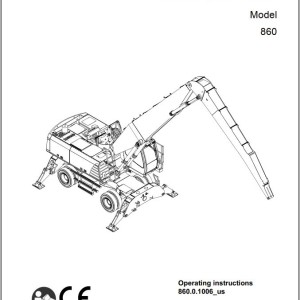 Sennebogen 860 860.0.1006 Operating and Maintenance Instructions