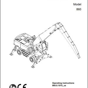 Sennebogen 860 860.0.1015 Operating and Maintenance Instructions