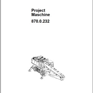 Sennebogen 870 870.0.232 Spare Parts List