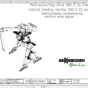 Sennebogen 880 880.7.123 Electric and Hydraulic Wiring Diagram