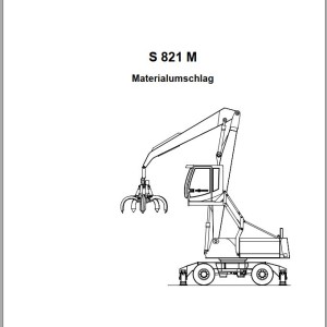 Sennebogen S 821 M 821.0.189 Operating and Maintenance Instructions DE