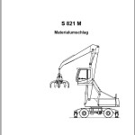 Sennebogen S 821 M 821.0.220 Operating and Maintenance Instructions DE