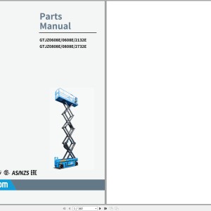 Sinoboom 2732E Schematic Parts Manual