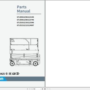 Sinoboom 4047 Schematic Parts Manual
