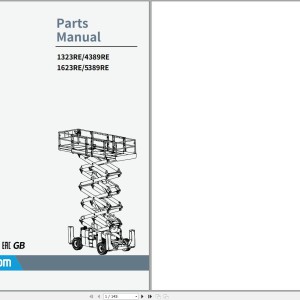 Sinoboom 4389RE Schematic Parts Manual