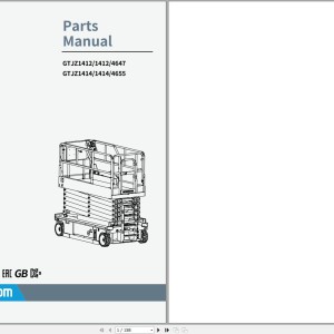 Sinoboom 4647 Schematic Parts Manual