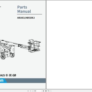 Sinoboom AB16EJ Schematic Parts Manual