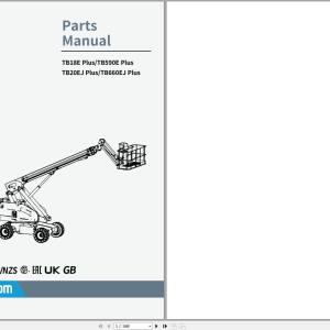 Sinoboom TB18E Plus Schematic Parts Manual