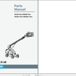 Sinoboom TB26EJ Plus Schematic Parts Manual