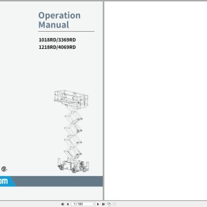 Sinoboom 1018RD to 4069RD Operators Manual 502003100002 2021