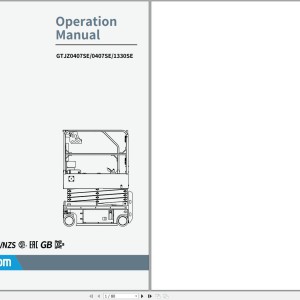 Sinoboom 1330SE Operation Manual