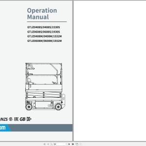 Sinoboom 1530S Operation Manual