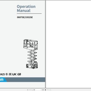 Sinoboom 1932SE Operation Manual