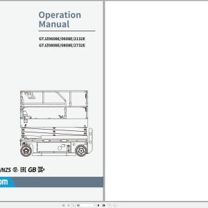 Sinoboom 2132E Operation Manual