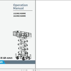 Sinoboom 4389RE Operation Manual