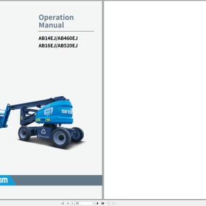 Sinoboom AB16EJ Operation Manual