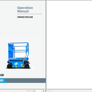 Sinoboom VM04E VM120E Operators Manual 510002100002 2023