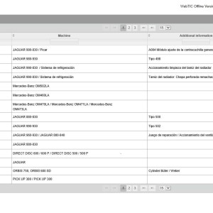 CLAAS WebTIC Offline 4.0.5 Spanish Service Documentation 05.2024