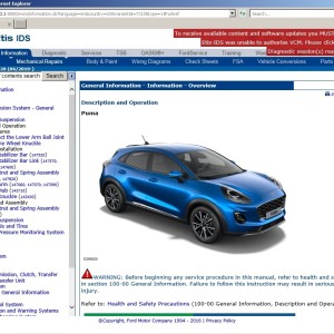 Ford ETIS IDS Repair Manuals 06.2022 VmWare