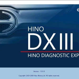 Hino Diagnostic Explorer 3 12.2023