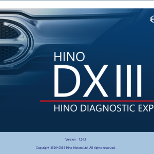 Hino DXIII Ver1.24.3 05.2024 Diagnostic Explorer