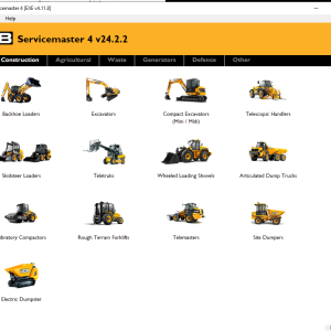 JCB ServiceMaster4 V24.2.2 Diagnostic Software 03.2024