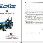 Solis 880 MB PDF Collection Tractor Service Parts Operators Maintenance Manuals