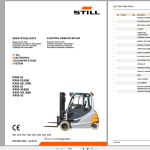 Still Package 13 GB PDF update 2021 User Manual, Part Catalog