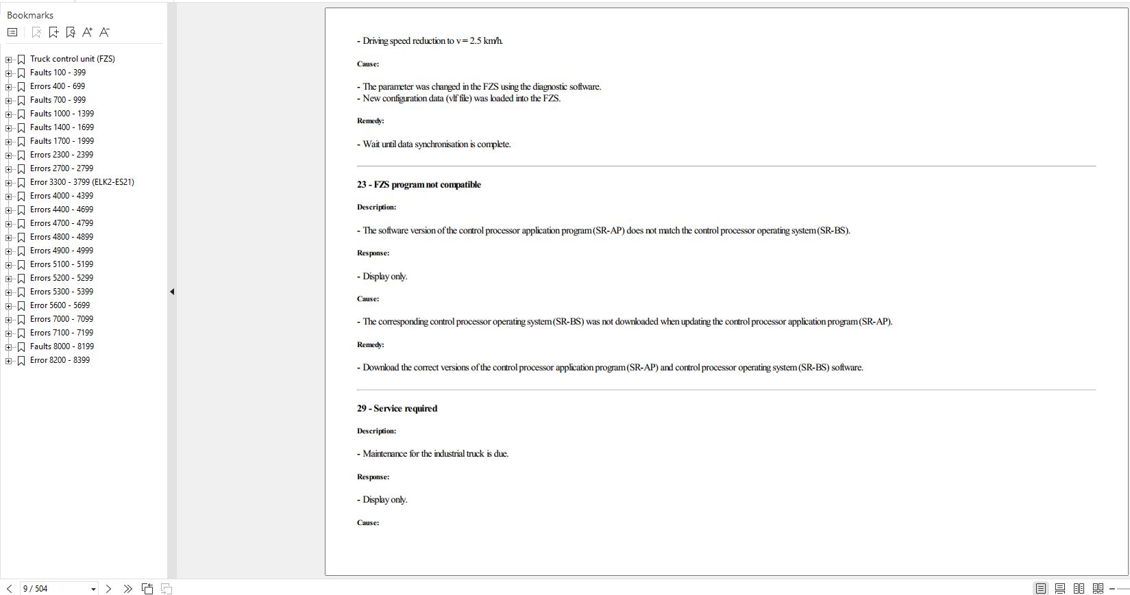 Still Steds Forklift PDF Diagnostic Trouble Code Update 2026 (1)