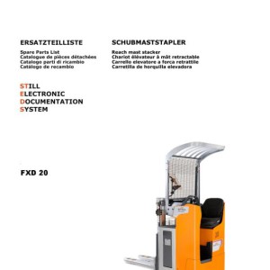 Still FXD 20 (2378) Spare Parts List