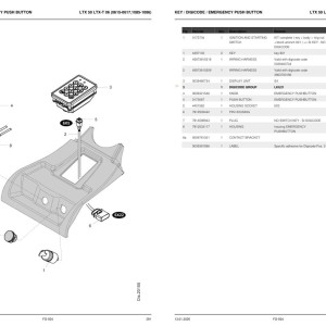 Still LTX 50 LTX-T 06 (0615-0617,1085-1086) Spare Parts List