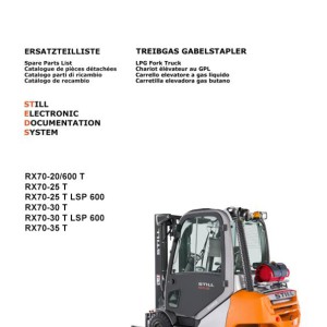Still RX70 20-35 (7400-7405) Spare Parts List