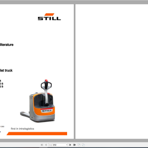 Still Sted EXU 16 18 20 22 Li-Ion Workshop Manual