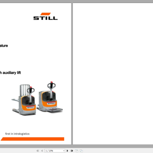 Still Sted EXU-H 18 20 Autolift Li-Ion Workshop Manual