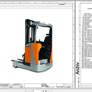 Still Sted FM-X 10-25 Hydraulic & Electric Diagrams