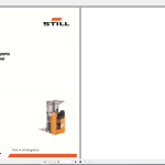 Still Sted FXV 14 16 Hydraulic & Electric Diagrams