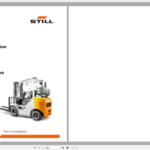 Still Sted RCG 15 18 20 4214-4216 Workshop Manual