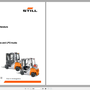 Still Sted RX Series 7394-7405 Workshop Manual