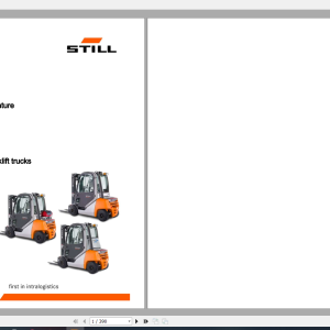 Still Sted RX70 20-25-30-35 7300-7309 Workshop Manual