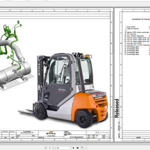 Still Sted RX70 20 35 7394-7399 Hydraulic & Electric Diagrams