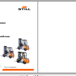 Still Sted RX70 22-25-30-35 7361-7368 Workshop Manual