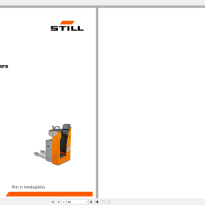 Still Sted SXH 20(1609) Hydraulic & Electric Diagrams