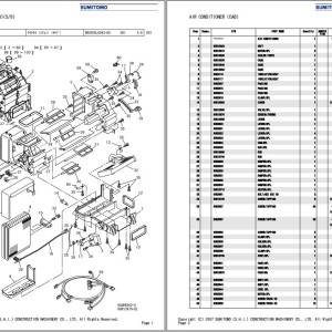 Sumitomo SH160-5 Parts Manual