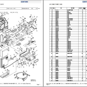 Sumitomo SH240-5 Parts Manual