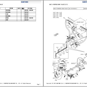 Sumitomo SH330-3B Parts Manual