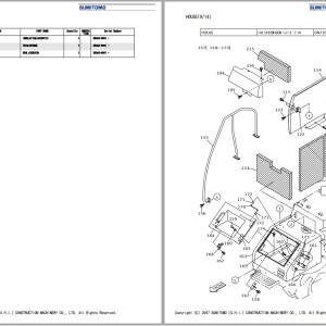 Sumitomo SH350HD-3B Parts Manual