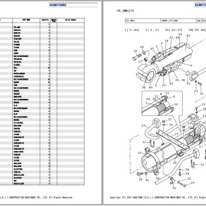 Sumitomo SH350HD-5 Parts Manual